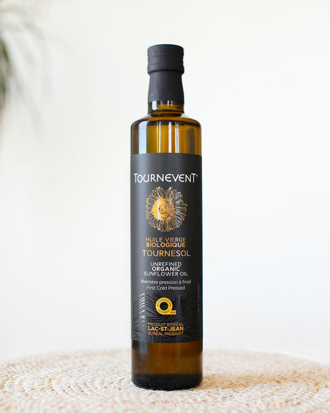 Huile vierge de tournesol biologique