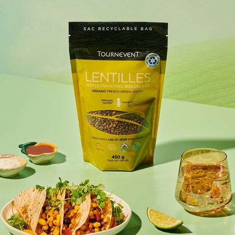 Lentilles vertes françaises biologiques