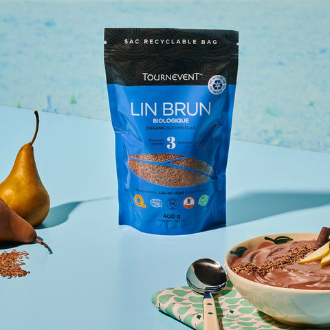 Organic brown flax
