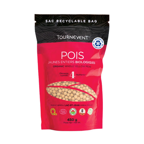 Organic whole yellow peas