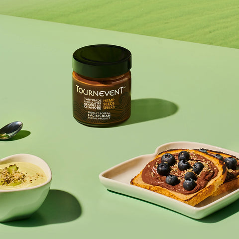 Tartinade chocolatée aux graines de chanvre