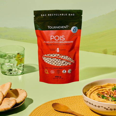 Organic whole yellow peas